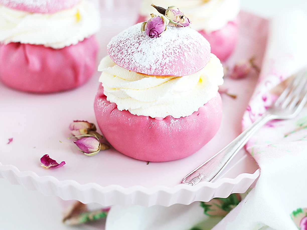 prinsessen roze Semlar