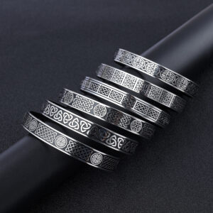 Nordic bracelet - Viking signs - Stainless Steel Bracelet