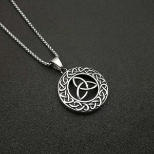 Nordic Triquetra Celtic Knot - Hanger met ketting - Viking Jewelry